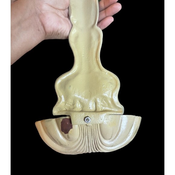 Vintage ROYAL 26” Metal Ladle Spoon Cream Wall Hanging MCM Planter Decor Retro - Picture 8 of 11